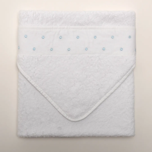 Toalha c/ Capuz Bolas Azul