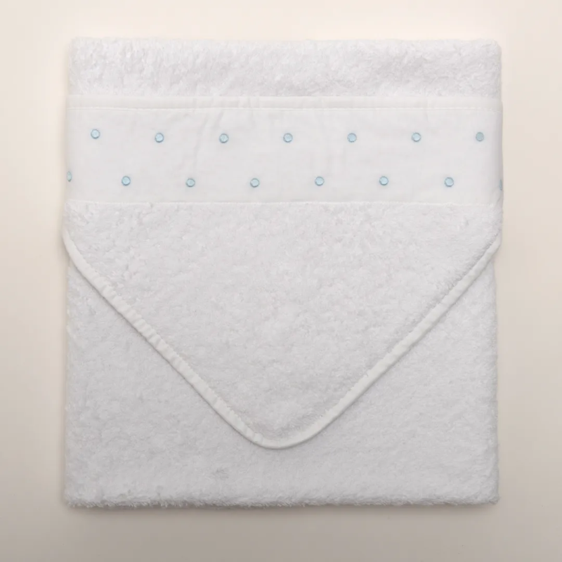 Toalha c/ Capuz Bolas Azul