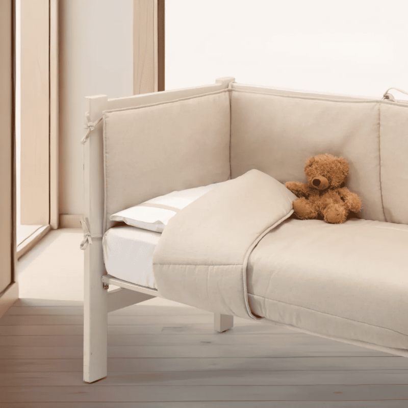 Edredão Berço Liso Linho