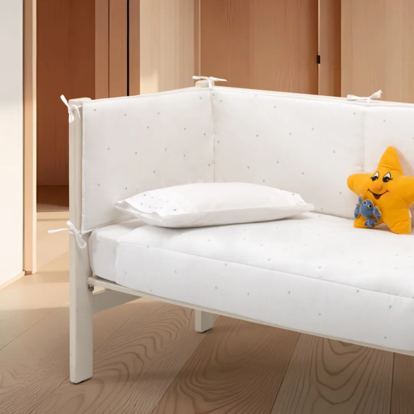 Protetor de Berço Bolinhas Verde