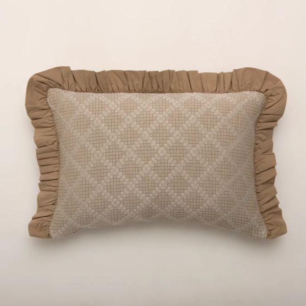 Almofada de Colcha Adriana Camel