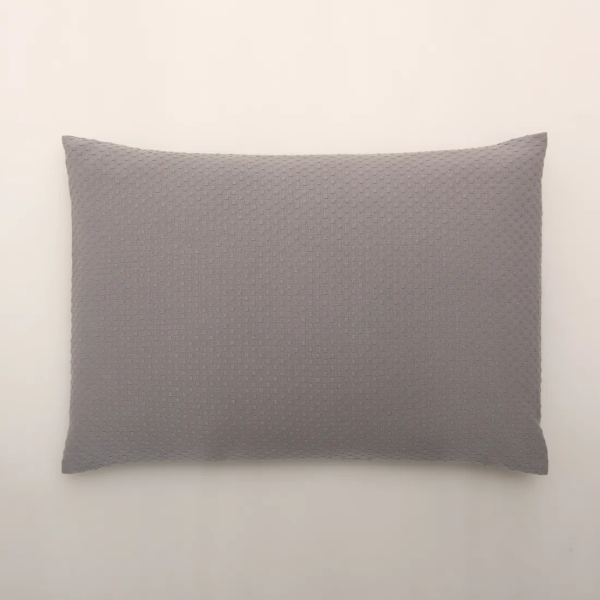 Almofada de Colcha Alexia com Pontos Cinzento