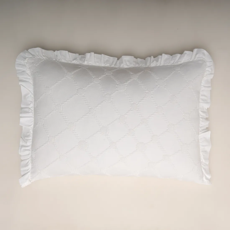 Almofada de Colcha Alice Branco