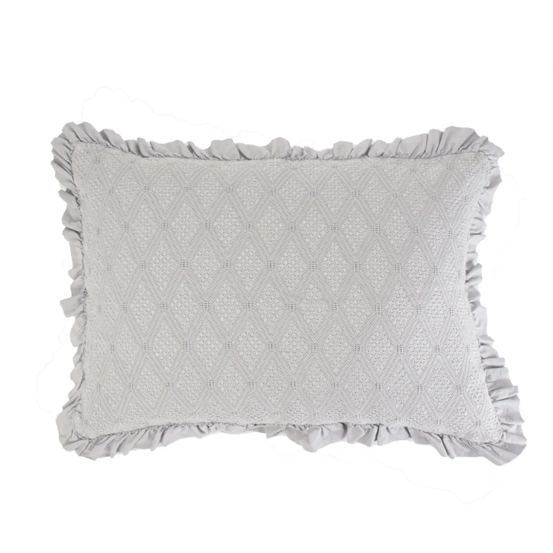 Almofada de Colcha Alma Cinzento