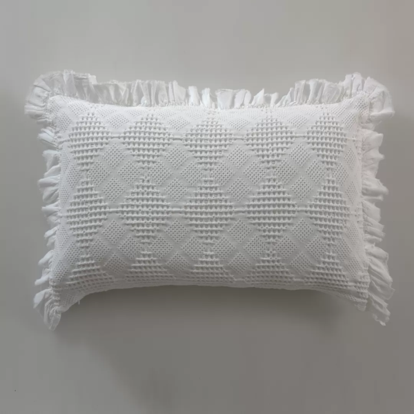 Almofada de Colcha Clara Branco