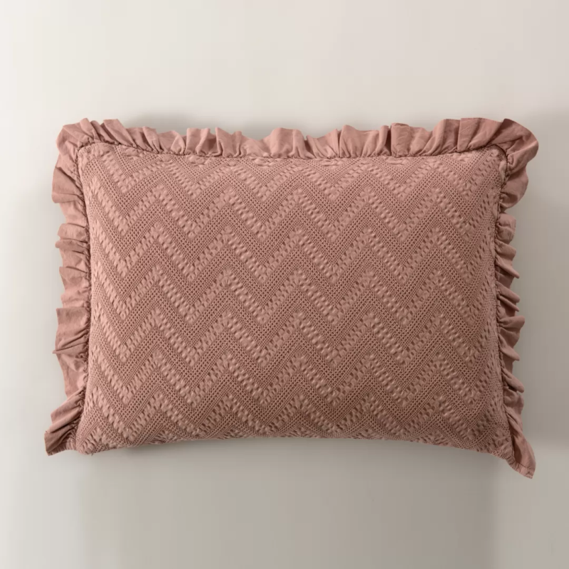 Almofada de Colcha Valentina Cor-de-Rosa